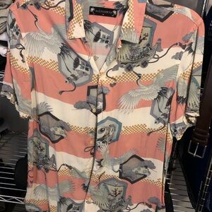 All Saints Shield Camp shirt